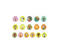 Ronde Carte pour Animal Crossing Series 5 Amiibo pour Switch HAOBUY - Chien 16PCS