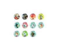 Ronde Carte pour Animal Crossing Series 5 Amiibo pour Switch HAOBUY - Loup 11PCS