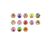 Ronde Carte pour Animal Crossing Series 5 Amiibo pour Switch HAOBUY - Manchot 13PCS