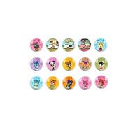 Ronde Carte pour Animal Crossing Series 5 Amiibo pour Switch HAOBUY - Ours 15PCS
