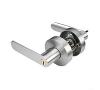 Ronde en pour aluminium Résistante à l'Usure Ronde en pour | Mécanisme trois pênes pour robuste, rotation fluide blocage, ouverture pour facile, sécurité renforcée(Silver)