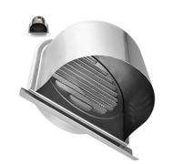 Ronde Grille Ventilation Hotte, Grille d'Aération, Couverture de la Hotte d'aspiration Extérieure pour Garage Cuisine Armoire, Grille d'évacuation d'air(100mm/3.9inch)