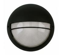 Ronde Lampe Maritime Ø26cm IP44 Noir Hublot E27 Maison Jardin Applique Murale