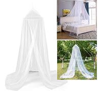 Ronde Moustiquaire Baldaquin Anti-insectes, Auvent de lit Protection Insectes, Rideaux D'installation Rapide Facile pour Bébé, Enfants, Voile Moustiquaire Universelle, 0.6x2.5x12M