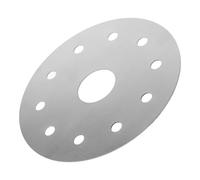 Ronde Plaque Conductrice Thermique Argenté en Acier Inoxydable | Conduction Rapide, Robuste, Usage Quotidien Cuisine, Compatible Faitout et Ustensiles Cuisine Inox