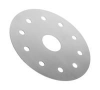 Ronde Plaque de Conduction Thermique en Acier Inoxydable Cuisine | Transfert Rapide et Uniforme, Usage Quotidien, Format Rond Argenté, Accessoire Compatible Casserole