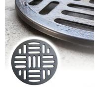 Ronde Siphon De Sol En Fonte, Grille De Caniveau Extérieur, Grille D'égout Anti-blocage Couverture De Drainage De Tranchée, Crépine D'eau De Pluie(50x3cm-19.7x1.2in)