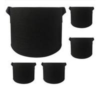 Ronde Tissu Pots Plante Pouch Conteneur Racine Cultivez Sac Container 5Pc Pot Aeration YYYP146 G