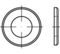 Rondelle 17 mm 30 mm acier 250 pc(s) TOOLCRAFT 147892