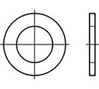 Rondelle 2.7 mm 5 mm acier galvanisé 5000 pc(s) TOOLCRAFT TO-6854664