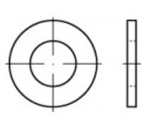 Rondelle 2.7 mm 6 mm acier inoxydable A4 1000 pc(s) TOOLCRAFT 1060360