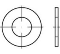Rondelle 5.3 mm 12 mm acier étamé par galvanisation 200 pc(s) TOOLCRAFT 159249