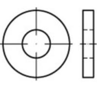 Rondelle 5.3 mm 15 mm acier inoxydable A2 100 pc(s) TOOLCRAFT 1067782