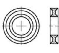 Rondelle 88494 50 pc(s) Alstertaler Schrauben & Präzisionsteile 884946002090000