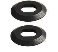 Rondelle à bride extérieure de 35 mm compatible avec les scies circulaires DSS610/DSS611/BSS610/BSS611 - Rondelle de serrage de lame en métal noir, 224409-4 (2 pièces)