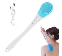 Rondelle À Long Manche Rechargeable Par USB - Brosse De Bain Douce Pour Le Corps Pour La Douche, Brosse De Douche Électrique, Outil Exfoliant Résilient, Soins De La Peau Spéciaux | Solution De Spa Dis