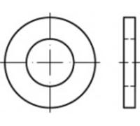 Rondelle acier inoxydable A2 25 pc(s) TOOLCRAFT TO-5378394