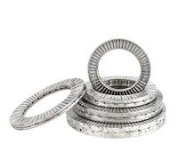 Rondelle autobloquante à double pont en acier inoxydable Dacromet M3 M4 M5 M6 M8 M10 M12 M14 M16~M22 Joint antichoc lâche à verrouillage par cale.(Dacromet Treated,M16 x5pcs)