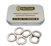 Rondelle Autobloquante Grower M4 : Boite 50 Pcs Visserie Inox | Rondelle de Blocage pour Vis Boulon Ecrou | Rondelles Ressort Fendue Acier A4 Anti-Rouille Extérieur | Boite Rangement Vis PROTORX