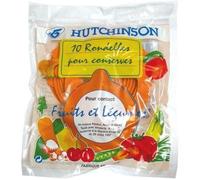 Rondelle bocaux - HUTCHINSON - 95 x 65 mm - Lot de 10 - Caoutchouc - Épaisseur 3 mm