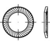 Rondelle crantée 5 mm 9 mm Acier à ressort galvanisé 250 pc(s) Alstertaler Schrauben & Präzisionsteile 159351