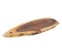 Rondelle d'arbre Planche à servir collée Plateau de service Déco Acacia massif 40x20cm