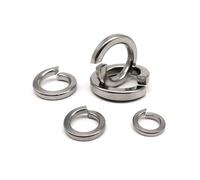 Rondelle de blocage à ressort Bague d'étanchéité élastique en acier inoxydable 304, 2/10/50 pièces, argent, plusieurs tailles(2pcs M18)