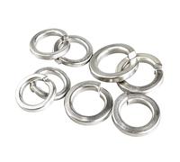 Rondelle de blocage à ressort Rondelle de verrouillage fendue à ressort en acier inoxydable 304, joint élastique M1.6-M30 5/10/20/50 pièces(M4 (50pcs))