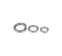 Rondelle de blocage à ressort Rondelle de verrouillage fendue à ressort, joint élastique en acier inoxydable GB93 argenté M1.6-M27 2-200 pièces(20pcs M12)