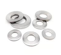 Rondelle de blocage crantée conique moletée en acier inoxydable A2 304, 2/50 M3 M4 M5 M6 M8 M10 M12 M16 NFE25-511(2pcs M16)