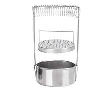 Rondelle de Brosse en Spirale Baril de nettoyant de Brosse de Peinture à l'huile en Acier Inoxydable avec réservoir de Lavage et écran Amovible 11 x 20 cm/4,3 x 7,9 Pouces
