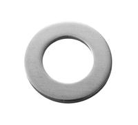 Rondelle de cale plate Cales rondes en acier inoxydable 304, rondelle plate simple de réglage, joints d'espacement de vis de roulement d'essieu ultra-mince de 0.1mm(50x62x0.1mm)