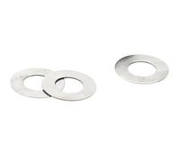 Rondelle de cale plate Rondelles de cale de joints, rondelles de réglage de précision plates ultra fines en acier inoxydable for la fixation(3 * 7 * 0.3MM)