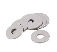 Rondelle de cale plate Rondelles de joint de réglage de 0,5 mm d'épaisseur, rondelles plates métriques en acier inoxydable, cales en métal uni ajustées avec précision(9 * 15 * 0.5mm)