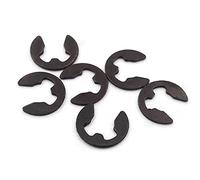Rondelle de circlip, rondelle plate M1.2 .5 M2 M3 M4 M5 M6 M7 M8 M9 M10 M12 M15 Rondelles bague retenue type E noires fendue E-Clip(M7)