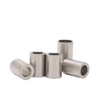 Rondelle de douille en acier inoxydable M7 M9 M10 M12 304 Rondelle creuse ronde Entretoise de support non filetée Joint Manchon(9x12x5mm (10pcs))