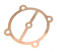 Rondelle de joint de plaque de valve en cuivre pour base de culasse de compresseur d'air, tampon de rechange de type 51/65, compatible avec machine à huile ou huile (65 trous de type 5)