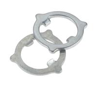 Rondelle de Machine à coudre en métal, 2 pièces, for Machine à coudre domestique de Style ancien, embrayage de roue à main, joint triangulaire, fournitures de couture de bricolage