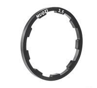 Rondelle de moyeu rainurée en alliage d'aluminium pour volant d'inertie 8, 9, 10 vitesses et route 11 vitesses pour cale de moyeu de vélo, pour et route pour pièces de réparation de roue libre (noir