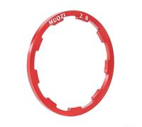 Rondelle de moyeu rainurée pour volant d'inertie à 7 vitesses avec épaisseur requise (rouge, 2 mm)