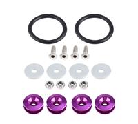 Rondelle De Pare-Chocs/Boulon En Alliage D'aluminium Pour Voiture, Kit D'habillage De Compartiment Moteur, Fixation à DéGagement Rapide