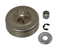 Rondelle de pignon pour tronçonneuse d'embrayage DruFor M CoFor Mpcompatible avec M41C pour M50 pour M51 pour modèles 0,325" Pas 7T