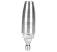 Rondelle de Pression de la buse Turbo, 7250psi Rotation à Haute Pression Rotation Turbo Buse 1/4 Connecteur Rapide 350bar pour la Voiture Home Garden