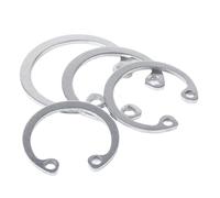 Rondelle de retenue à pression en acier inoxydable M8- M25 304, anneau élastique de Type C, 10 pièces(M25)