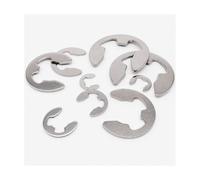 Rondelle de retenue de circlip à Clip E, for fixation d'arbre M1.2 M1.5 M2 M3 M3.5 M4 M5 M6 M7 M8 M9 M10 M11 M12 M13 M14 M15 M16(M8 50pcs)