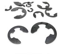 Rondelle de retenue for fixation d'arbre, circlip en acier noir 65 mm, 10/50/100 M1,2 M1,5 M2 M3 M3,5 M4 M5 M6 M7 M8 M10 à M24(M11 10pcs)