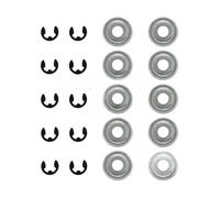 Rondelle de Tambour d'embrayage for Tondeuse à Gazon, tronçonneuse, avec Clip électronique, adaptée for Sil MS250 260 MS290 MS440 MS460 MS660 Hsvra 362 365 371, 10 pièces