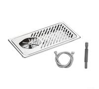 Rondelle de tasse en acier inoxydable, 32 x 17 x 4 cm avec rinçage multi-angles pour un nettoyage rapide dans les bars, cafés, hôtels et restaurants (1)