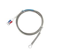 Rondelle de trou de 5mm, Type K/E, sonde de capteur de température à Thermocouple, câble de 1/2/4/5M, 1 pièce(K Type 1M)