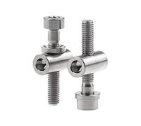 Rondelle d'écrou de boulon en titane Ti M5 x 30 mm pour tige de selle Thomson